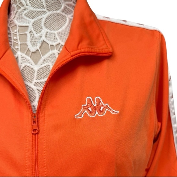 Kappa Orange Track Jacket with Logo Tape - Size M - Picture 5 of 11
